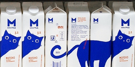 源自北国的纯粹 俄罗斯创意牛奶包装设计如何酿造视觉盛宴
