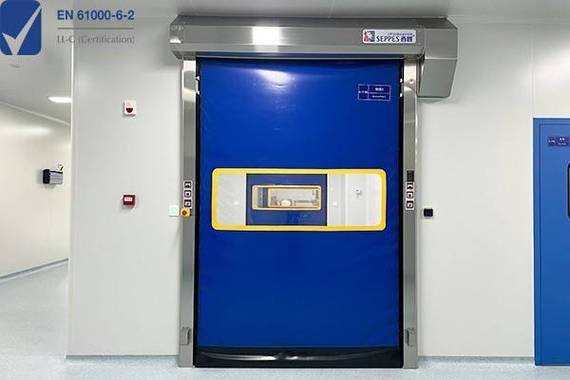 奶制品工厂使用的快速门